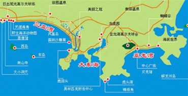 三亞旅游景點全地圖